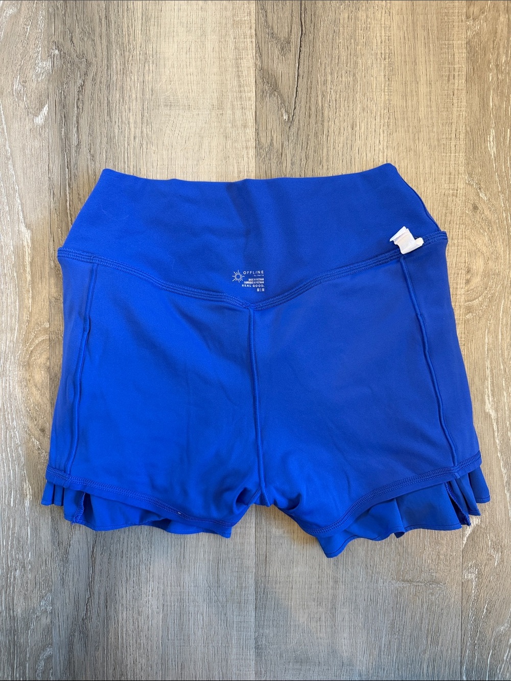 OFFLINE By Aerie Real Me Pleated Flowy Running Short - Picture 4 of 8
